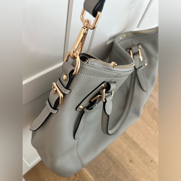 Kattee Leather Tote Crossbody Purse - Picture 3 of 6